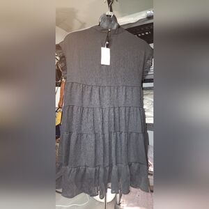 Joteisy Women’s Summer Ruffle Sleeve Loose Fit Casual Swing Short Mini